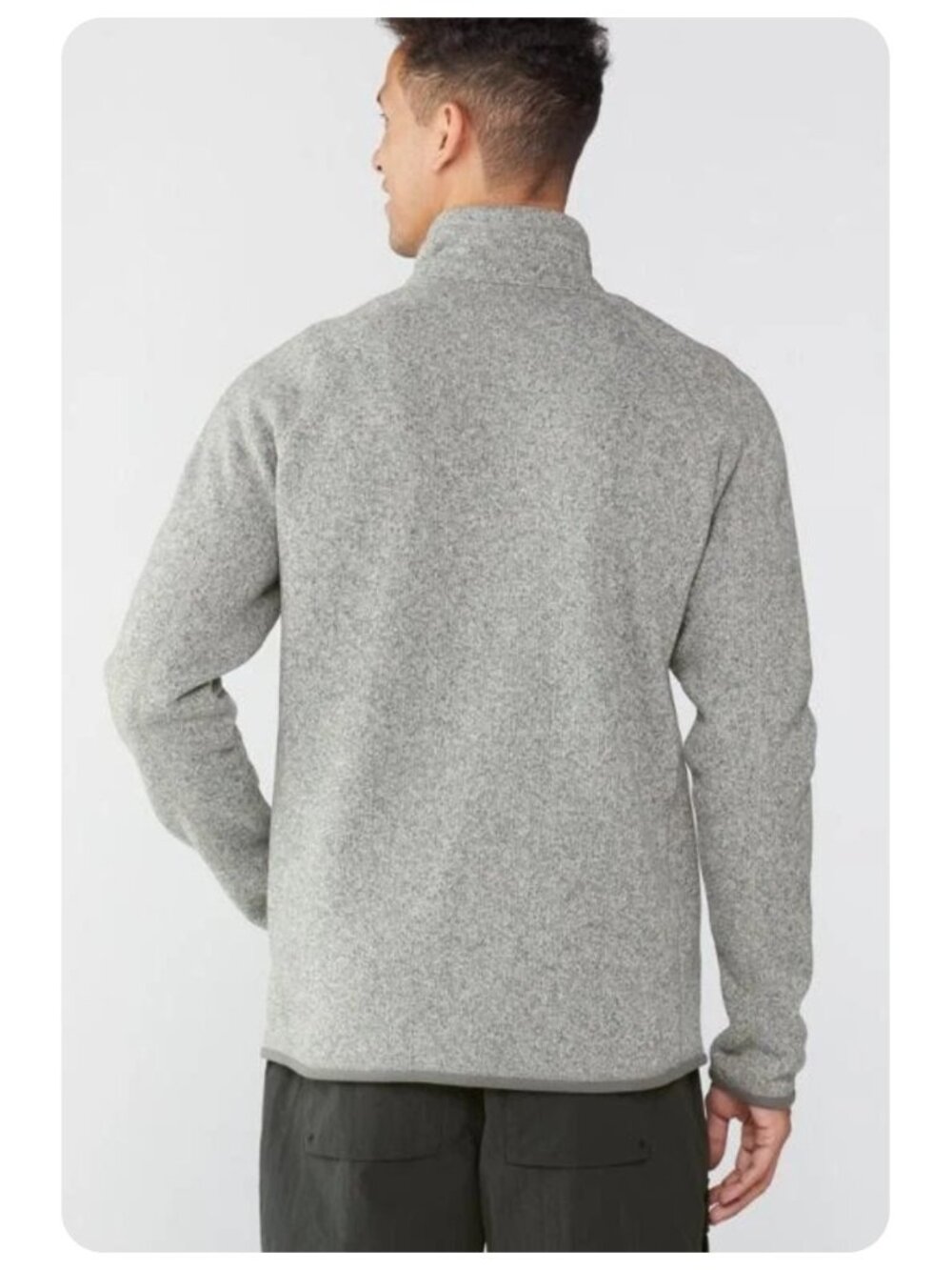 Patagonia Grey Full Zip Better Sweater Mens sz L - Picture 2 of 5